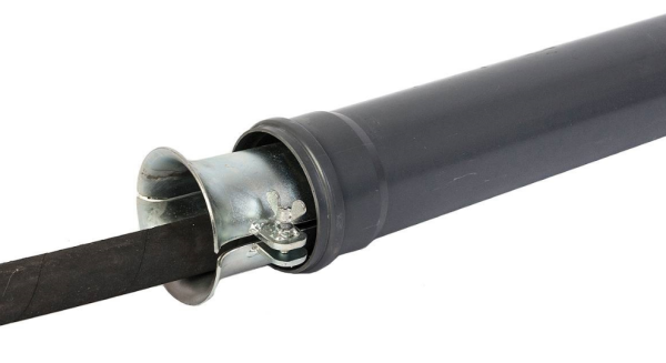 Kabeleinführung für Ø 160 mm PE-Rohr
